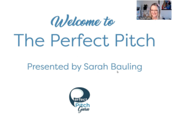 The Perfect Pitch by Sarah Bauling